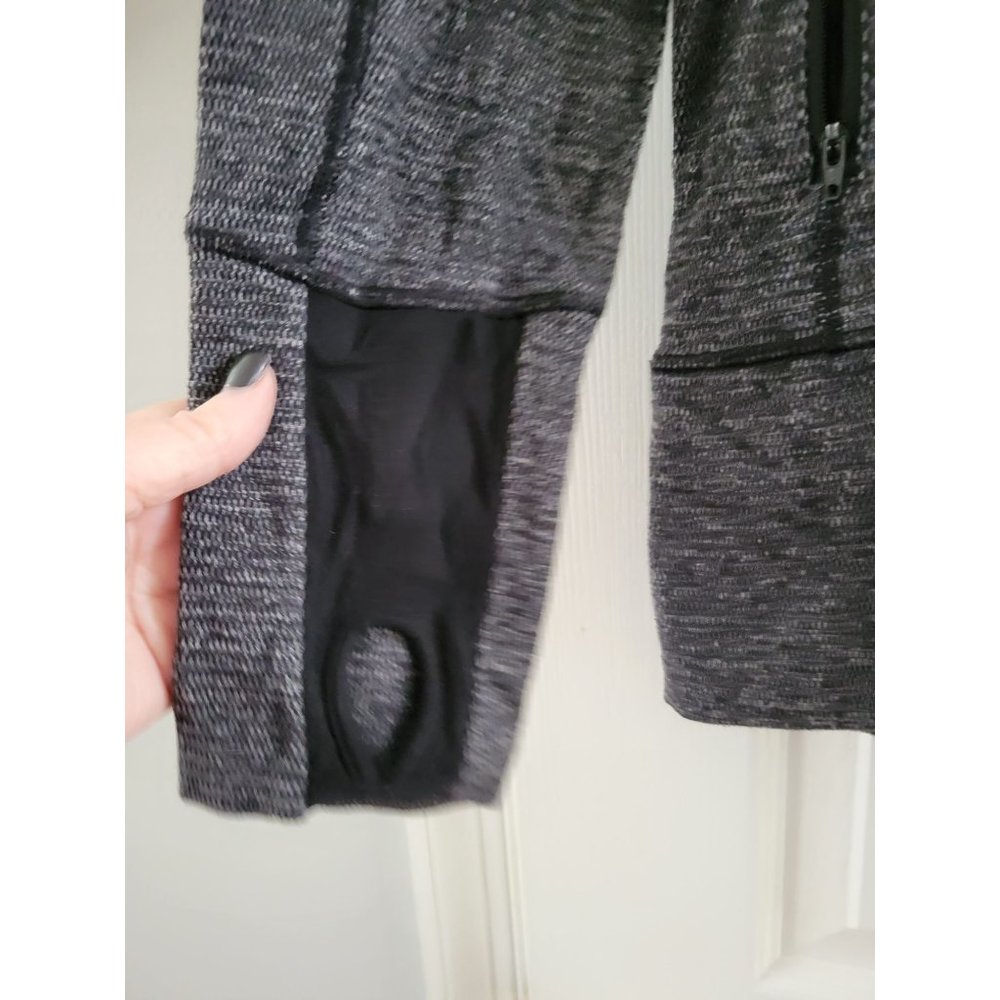 Lululemon athletica Womens Gray Stride Jacket size 8 athletic yoga hoodie - Picture 4 of 8